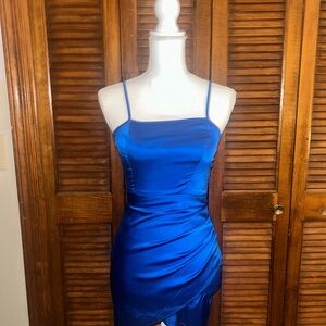 SHEIN Royal Blue Mini Dress